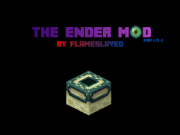 The ender mod title 